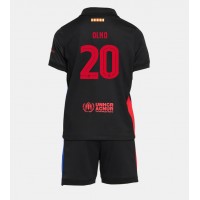 Barcelona Dani Olmo #20 Fußballbekleidung Auswärtstrikot Kinder 2024-25 Kurzarm (+ kurze hosen)